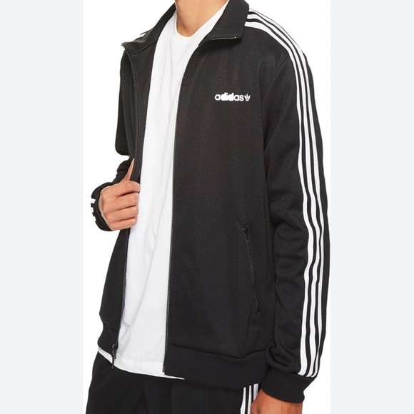Men’s Adidas 3 Stripes Tricot zip jacket. Size 2X. Black. Like new. - Picture 8 of 8